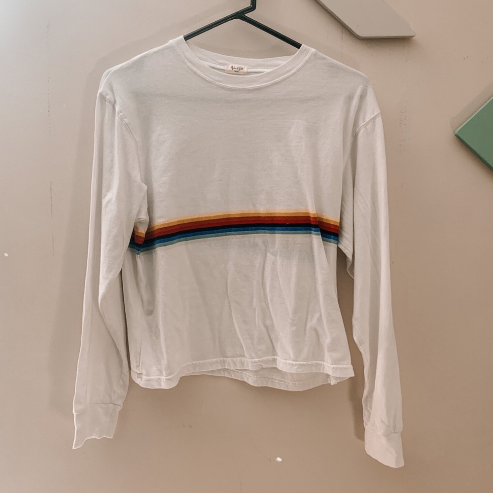 brandy melville white long sleeve || NEVER WORN